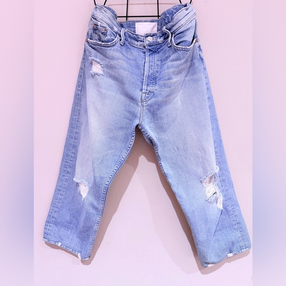 MOTHER The Tomcat Confession Cropped Jeans Size 32
